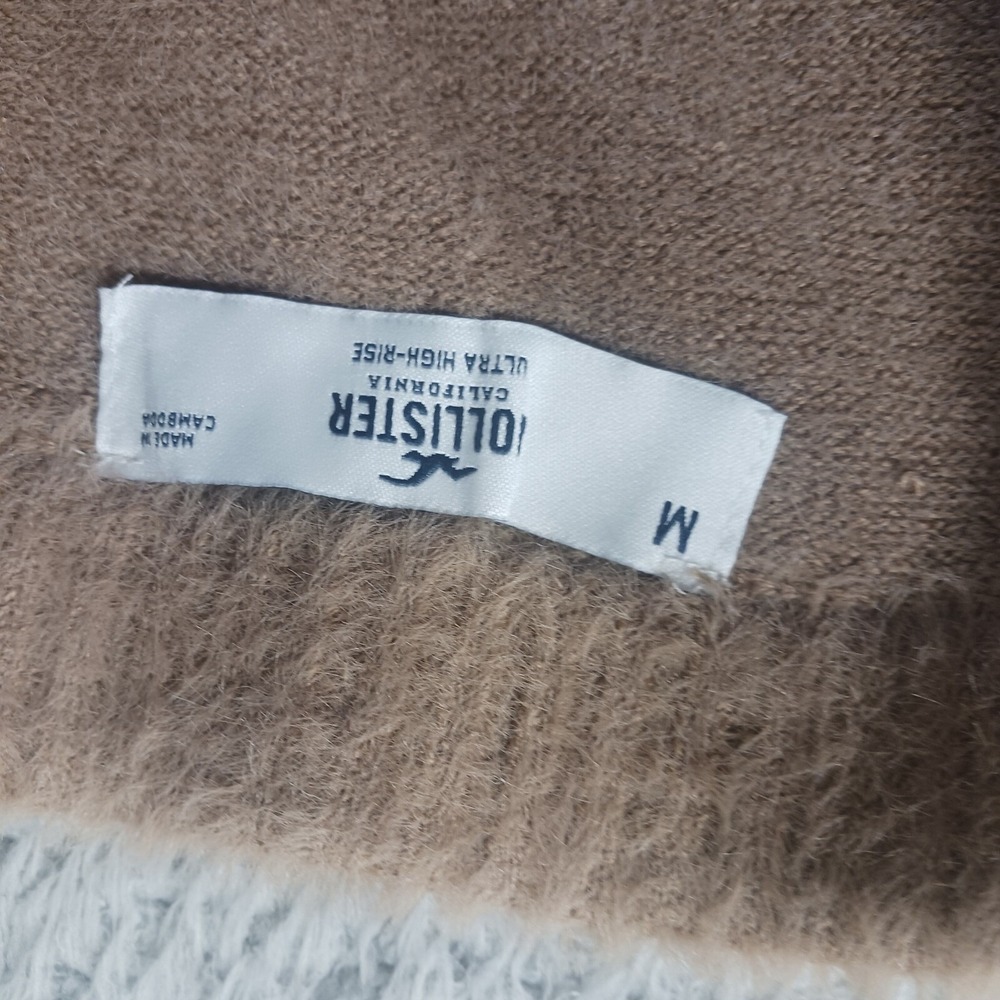 Hollister Fuzzy Faux Fur Mini Skirt NWT Ultra High-Rise‎ Women's M Y2K Revival - Picture 3 of 8
